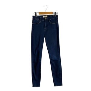Frame Denim Women's Dark Indigo Le High Skinny Denim Jeans